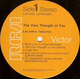 Los Indios Tabajaras : The Very Thought Of You (LP, Album)