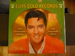 Elvis Presley : Elvis' Gold Records - Volume 4 (LP, Comp, RE, Tan)