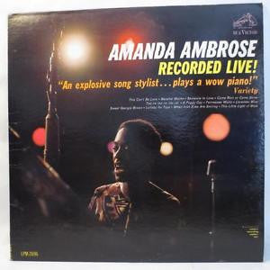 Amanda Ambrose : Amanda Ambrose Recorded Live! (LP, Album)