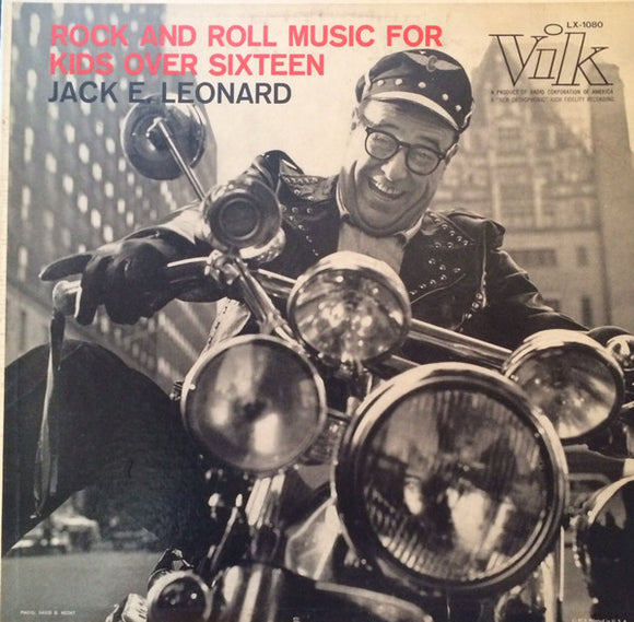 Jack E. Leonard : Rock And Roll Music For Kids Over Sixteen (LP, Album)