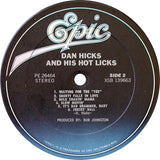 Dan Hicks And His Hot Licks : Original Recordings (LP, Album, RE)