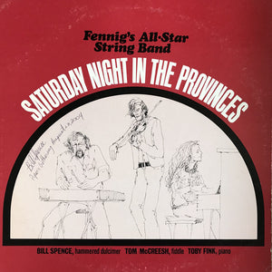 Fennig's All-Star String Band : Saturday Night In The Provinces (LP, Album)