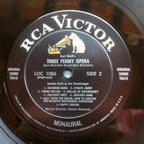 Bertolt Brecht / Kurt Weill / Sammy Davis Jr. : Three Penny Opera (An Original Soundtrack Recording) (LP, Album, Mono)