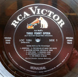 Bertolt Brecht / Kurt Weill / Sammy Davis Jr. : Three Penny Opera (An Original Soundtrack Recording) (LP, Album, Mono)