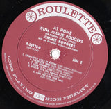 Jimmie Rodgers (2) : At Home With Jimmie Rodgers - An Evening Of Folk Songs (LP, Album, Mono)