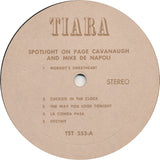 Page Cavanaugh With Mike De Napoli : Spotlight On Page Cavanaugh (LP, Album)