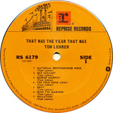 Tom Lehrer : That Was The Year That Was (LP, Album, RE, Jac)