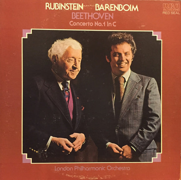 Ludwig van Beethoven, Arthur Rubinstein, Daniel Barenboim : Concerto No.1 in C (LP, Album)