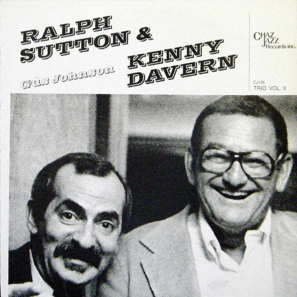 Ralph Sutton (2) & Kenny Davern : Trio Vol II (LP, Album)