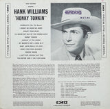 Hank Williams With His Drifting Cowboys : Honky Tonkin' (LP, Album, RP)