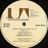 Peter Bliss : Peter Bliss (LP, Album)