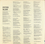 Peter Bliss : Peter Bliss (LP, Album)