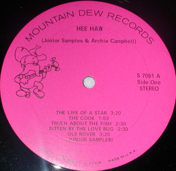 Buy Junior Samples And Archie Campbell : Hee Haw (LP) Online for a ...