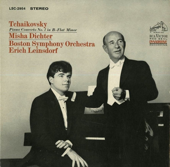 Misha Dichter / Erich Leinsdorf Conducting The Boston Symphony Orchestra / Pyotr Ilyich Tchaikovsky : Piano Concerto No. 1 In B-Flat Minor (LP, Album)