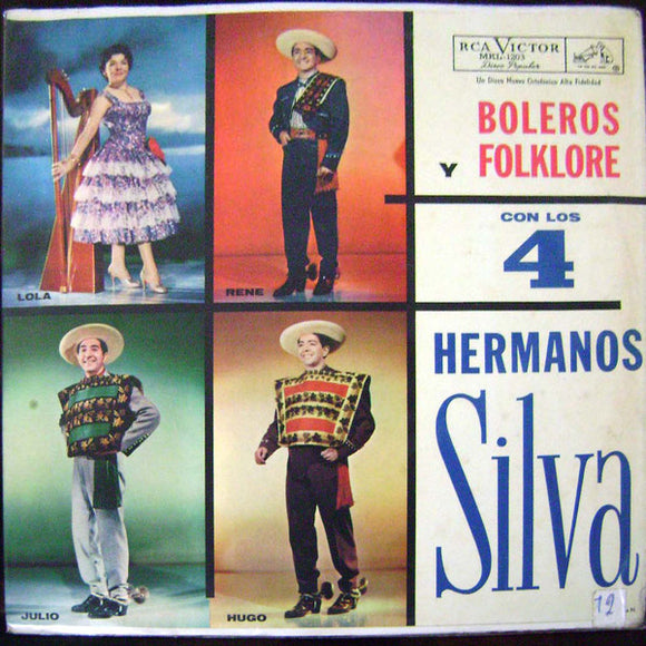 Los 4 Hermanos Silva : Boleros y Folklore Vol. III (LP, Album, Son)