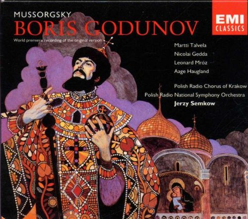 Modest Mussorgsky, Martti Talvela, Nicolai Gedda, Leonard Mróz, Aage Haugland, Chór Polskiego Radia, Wielka Orkiestra Symfoniczna Polskiego Radia I Telewizji, Jerzy Semkow : Boris Godunov (3xCD, RM, ADD)