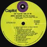 Merle Haggard With Bonnie Owens And The Strangers (5) : The Fightin' Side Of Me (LP, Album, Club, Pin)