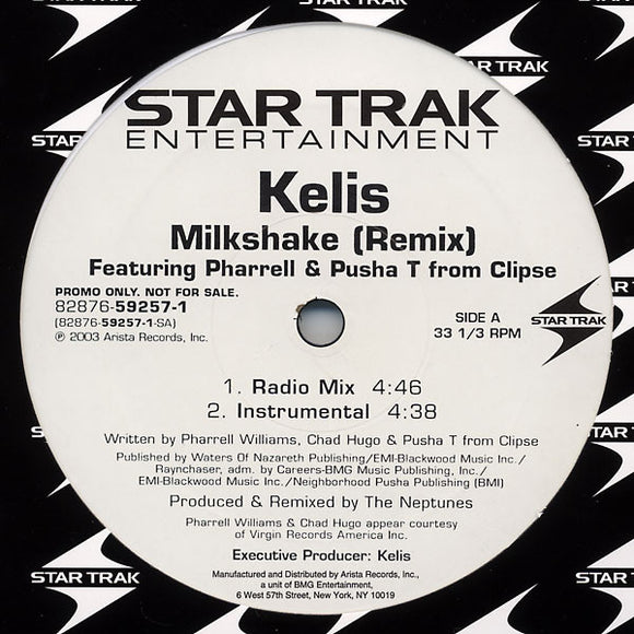 Kelis : Milkshake (Remix) (12