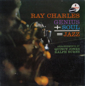 Ray Charles : Genius + Soul = Jazz (LP, Album, RE)