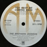 Brothers Johnson : You Keep Me Coming Back (12")