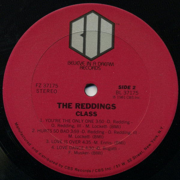 The Reddings - Class (LP, Album) (VG+ / VG)