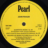 John Foulds, Endellion String Quartet : Quartetto Intimo Op. 89, Lento Quieto (From Quartetto Geniale, Op. 97), Aquarelles (Music – Pictures Group 2) Op. 32 (LP)