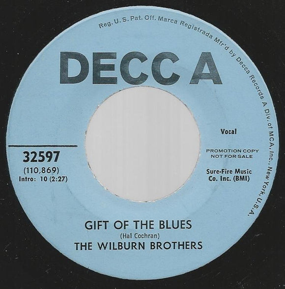 The Wilburn Brothers : Gift Of The Blues (7