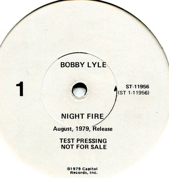 Bobby Lyle : Night Fire (LP, Album, TP)