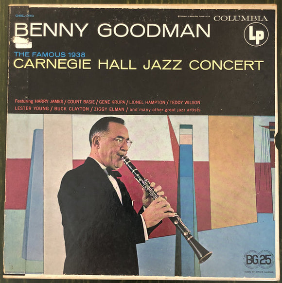 Benny Goodman : The Famous 1938 Carnegie Hall Jazz Concert (2xLP, Mono, RE + Box)