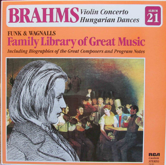 Johannes Brahms : Violin Concerto / Hungarian Dances (LP, Album, RE)