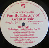 Johannes Brahms : Violin Concerto / Hungarian Dances (LP, Album, RE)