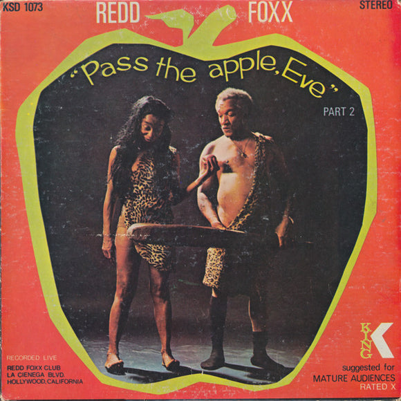 Redd Foxx : Pass The Apple, Eve - Part Two (LP, Album)