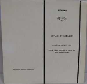 El Niño De Alicante And His Group, El Niño De Alicante , Guitar Anota Ramos, Antonia De Ronda, Jose : Ritmos Flamencos (LP)