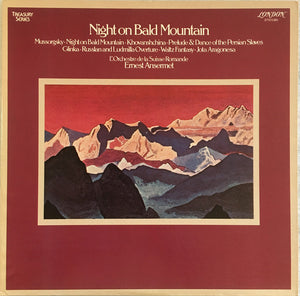 Modest Mussorgsky, Mikhail Ivanovich Glinka, L'Orchestre De La Suisse Romande, Ernest Ansermet : Night On Bald Mountain - Music Of Mussorgsky And Glinka (LP, RE)