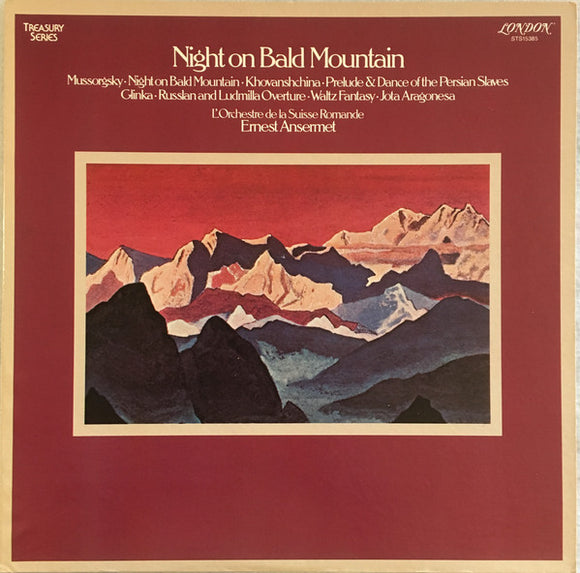 Modest Mussorgsky, Mikhail Ivanovich Glinka, L'Orchestre De La Suisse Romande, Ernest Ansermet : Night On Bald Mountain - Music Of Mussorgsky And Glinka (LP, RE)