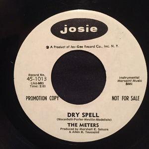 The Meters : Dry Spell  (7", Promo)