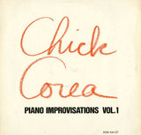 Chick Corea : Piano Improvisations, Vol. 1 (LP, Album)