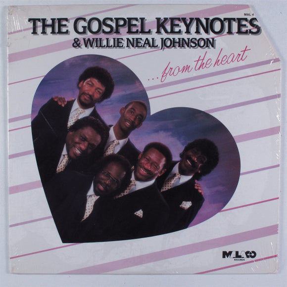 The Gospel Keynotes & Willie Neal Johnson : From The Heart (LP, Album)