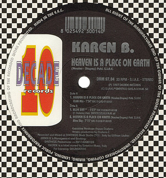 Karen B : Heaven Is A Place On Earth (12