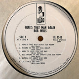 Bob Wills : Here's That Man Again (LP, Promo)