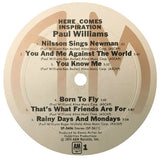 Paul Williams (2) : Here Comes Inspiration (LP, Album)