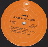 Poco (3) : A Good Feelin' To Know (LP, Album, RE)