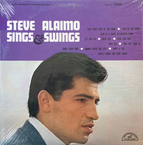 Steve Alaimo : Steve Alaimo Sings & Swings (LP)