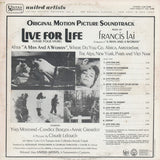 Francis Lai : Live For Life = Vivre Pour Vivre (Original Motion Picture Soundtrack) (LP)