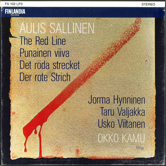 Aulis Sallinen - Okko Kamu, Jorma Hynninen, Taru Valjakka, Usko Viitanen : The Red Line (3xLP + Box)