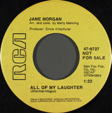 Jane Morgan : Congratulations, I Guess (7", Promo)