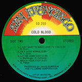 Cold Blood : Cold Blood (LP, Album, PR )