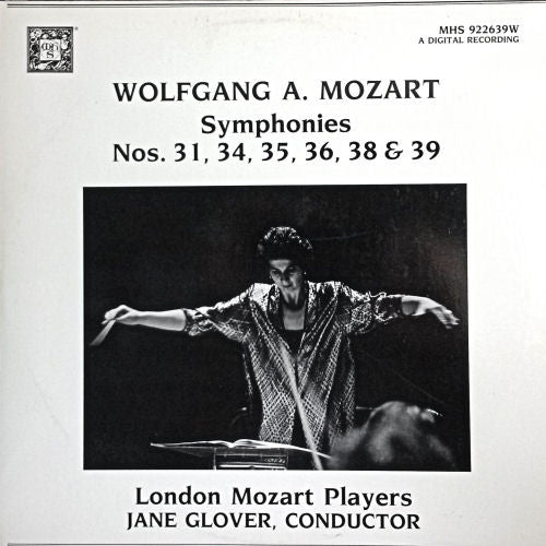 Wolfgang Amadeus Mozart, London Mozart Players, Jane Glover : Symphonies Nos. 31, 34, 35, 36, 38 & 39 (2xLP, Album)