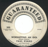 Paul Evans And The Curls : Seven Little Girls Sitting In The Back Seat / Worshipping An Idol (7", Single)