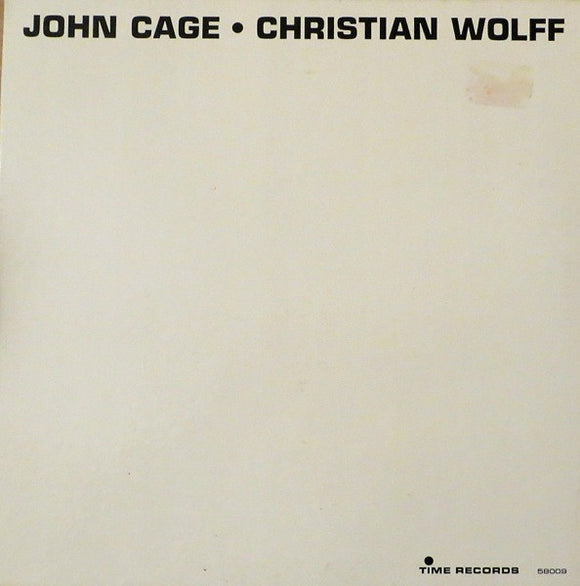 John Cage • Christian Wolff : John Cage • Christian Wolff (LP, Album, Mono, Gat)
